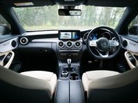 Used Mercedes C180 AMG line 156 HP (114 kW) 2019 White Coupe