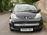 Used Peugeot 107 68 HP (50 kW) 2009 Black Hatchback