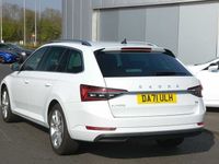 Used Skoda Superb SE 215 HP (158 kW) 2021 Moon white metallic Estate