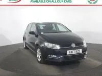 Used VW Polo Edition 75 HP (55 kW) 2017 Black Hatchback