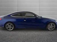 Used Mercedes C300 AMG line 268 HP (197 kW) 2021 Brilliant blue Coupe