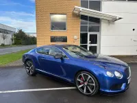 Used Bentley Continental 528 HP (388 kW) 2014 Blue Coupe
