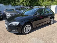 Used Audi A3 Sportback 150 HP (110 kW) 2018 Black Hatchback