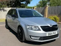 Used Skoda Octavia SE 184 HP (135 kW) 2014 Silver Estate