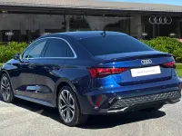 Begagnad Audi A3 S-Line 150 HK (110 kW) 2025 Blå Sedan