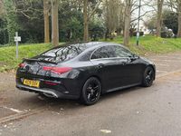 Used Mercedes CLA200 AMG line 2019 Black Coupe