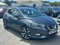 Used Nissan Micra Tekna 90 HP (66 kW) 2017 Grey Hatchback