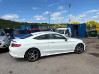 Begagnad Mercedes C250 AMG line 2017 Vit Sportkupé