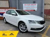 Used Skoda Octavia SE L 115 HP (84 kW) 2017 White Hatchback