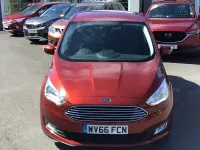 Used Ford C-MAX Titanium 125 HP (91 kW) 2016 Red MPV
