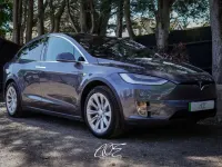 Używany Tesla Model X Long Range AWD 397 kW (541 KM) 2020 Szary SUV