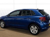 Used VW Polo SE 95 HP (69 kW) 2019 Blue Hatchback