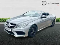 Used Mercedes E220 AMG 168 HP (123 kW) 2014 Silver Cabriolet