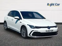 Used VW Golf VIII R-line 130 HP (95 kW) 2022 White Hatchback