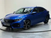 Used Honda Civic SR 126 HP (92 kW) 2018 Blue Hatchback