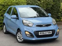 Used Kia Picanto 84 HP (61 kW) 2012 Blue Hatchback