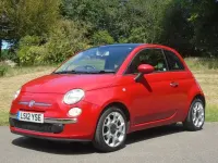 Used Fiat 500 Lounge 85 HP (62 kW) 2012 Red Hatchback