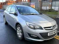 Used Vauxhall Astra Design Edition 136 HP (100 kW) 2015 Silver Estate
