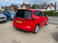 Used Vauxhall Zafira Tourer SRi 2015 Red MPV