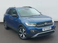 Used VW T-Cross Black Edition 110 HP (80 kW) 2024 Blue SUV