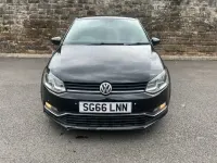Used VW Polo Match 75 HP (55 kW) 2016 Black Hatchback