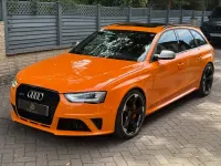 Used Audi RS4 Basis 450 HP (330 kW) 2014 Orange Estate