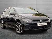 Used VW Polo Match 95 HP (69 kW) 2025 Black Hatchback