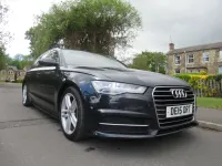 Used Audi A6 S-Line 190 HP (139 kW) 2015 Blue Estate