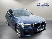 Used BMW X3 M Sport 292 HP (214 kW) 2020 Blue SUV