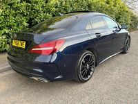 Used Mercedes CLA200 AMG line 156 HP (114 kW) 2018 Blue Sedan