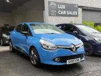 Used Renault Clio Dynamique 90 HP (66 kW) 2015 Blue Hatchback