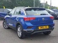 Used VW T-Roc SE 150 HP (110 kW) 2019 Blue SUV