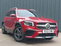 Used Mercedes GLB200 AMG Line Premium 163 HP (119 kW) 2021 Red SUV