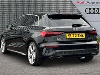 Used Audi A3 S-Line 147 HP (108 kW) 2022 Black Sedan