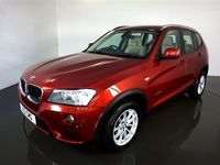 used BMW X3 2.0 XDRIVE20D SE 5d AUTO-1 OWNER FROM NEW-FINISHED IN VERMILION RED WITH OYSTER NEVADA LEATHER-17"V