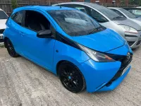 Used Toyota Aygo X-cite 69 HP (50 kW) 2015 Blue Hatchback