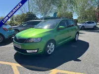 Used Skoda Rapid SE 86 HP (63 kW) 2014 Green Hatchback