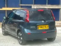 Used Nissan Note N-TEC 110 HP (80 kW) 2012 Blue Hatchback
