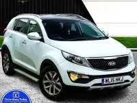 Used Kia Sportage 116 HP (85 kW) 2015 White SUV