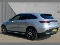 Used Mercedes EQC400 AMG line 300 kW (408 HP) 2023 Metallic paint hightech silver SUV