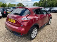 Used Nissan Juke Acenta Premium 110 HP (80 kW) 2015 Red SUV