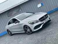 Used Mercedes CLA220 AMG line 177 HP (130 kW) 2016 Silver Coupe