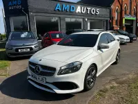 Used Mercedes A180 AMG line 109 HP (80 kW) 2016 White Hatchback