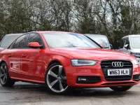 Used Audi A4 Black Edition 150 HP (110 kW) 2013 Red Sedan
