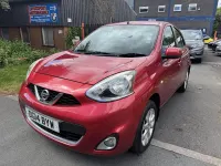 Used Nissan Micra Acenta 80 HP (58 kW) 2014 Red Hatchback