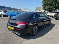 Used Mercedes C220 AMG line 194 HP (142 kW) 2021 Black Coupe