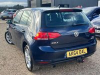 Used VW Golf VII Match 105 HP (77 kW) 2014 Blue Hatchback