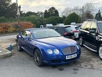 Used Bentley Continental GT Convertible 560 HP (411 kW) 2008 Blue Cabriolet