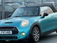 Used Mini Cooper S Cabriolet 189 HP (139 kW) 2017 Turquoise Cabriolet