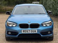 Used BMW 120 Sport Line 2017 Blue Hatchback